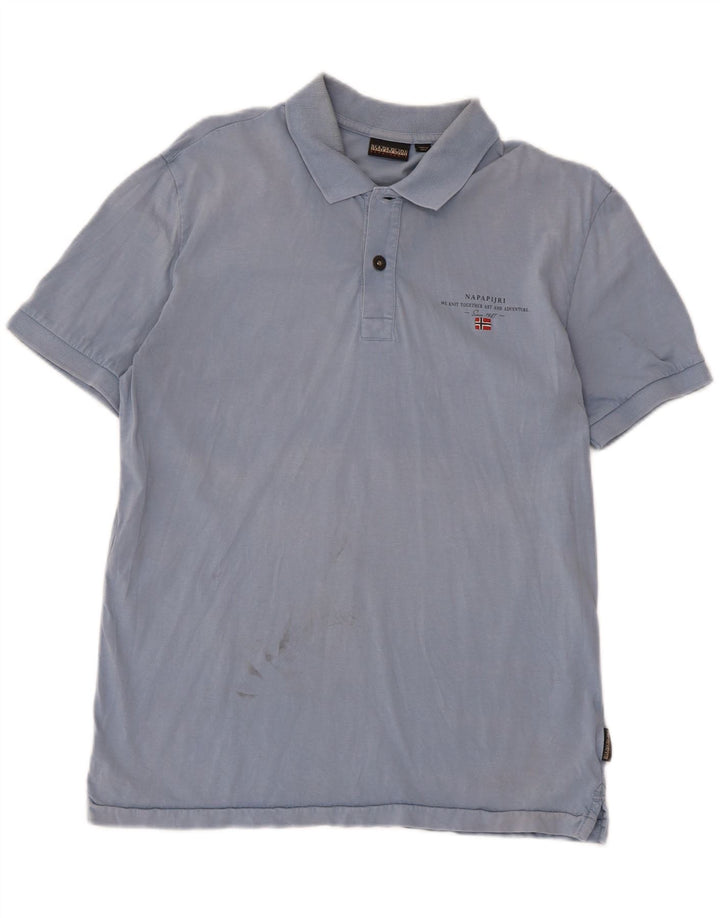 Tricou Polo Geographic Bărbați NAPAPIJRI Mare Albastru