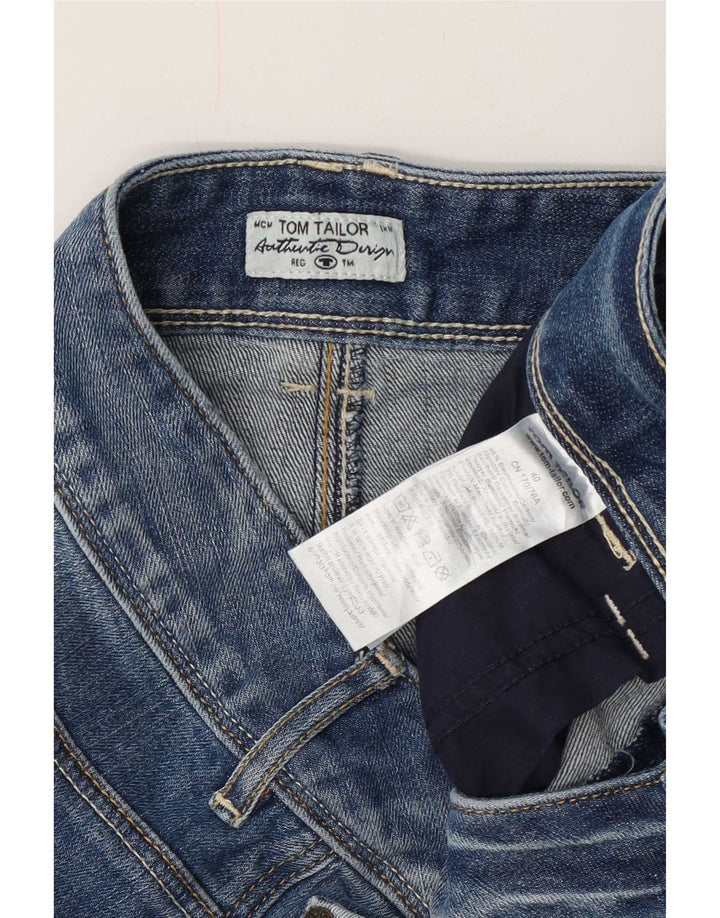 Fusta mini denim pentru femei Tom Tailor EU 40 Medium W34 Bumbac albastru