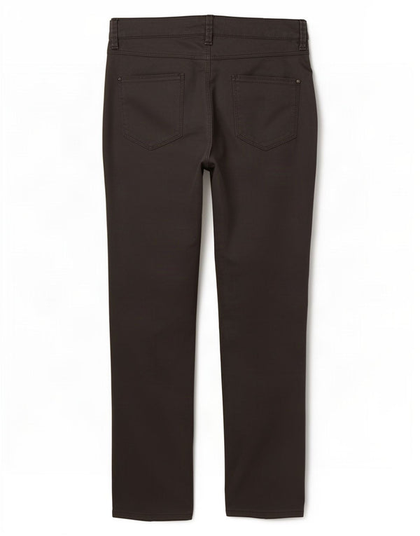 Marks & Spencer Womens Slim Jeans UK 14 Large W32 L27 Brown Cotton