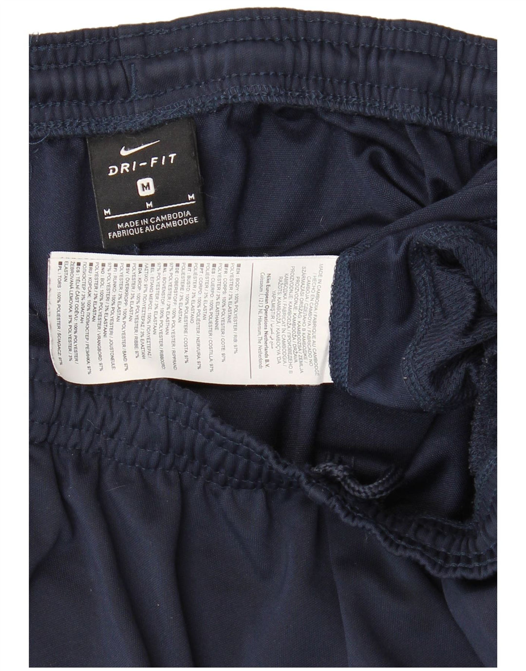 Pantaloni de trening NIKE Dri Fit pentru bărbați, poliester mediu bleumarin