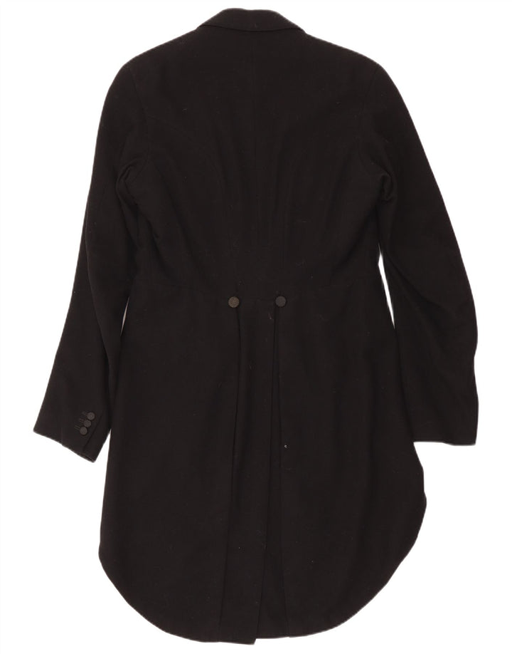Jachetă vintage pentru bărbați, frac cu 1 nasture, UK 34 XS negru