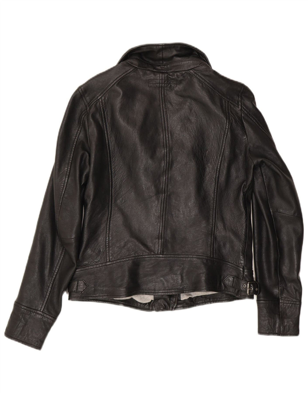 Jachetă de motociclist din piele pentru femei Oakwood UK 14, mare, neagră