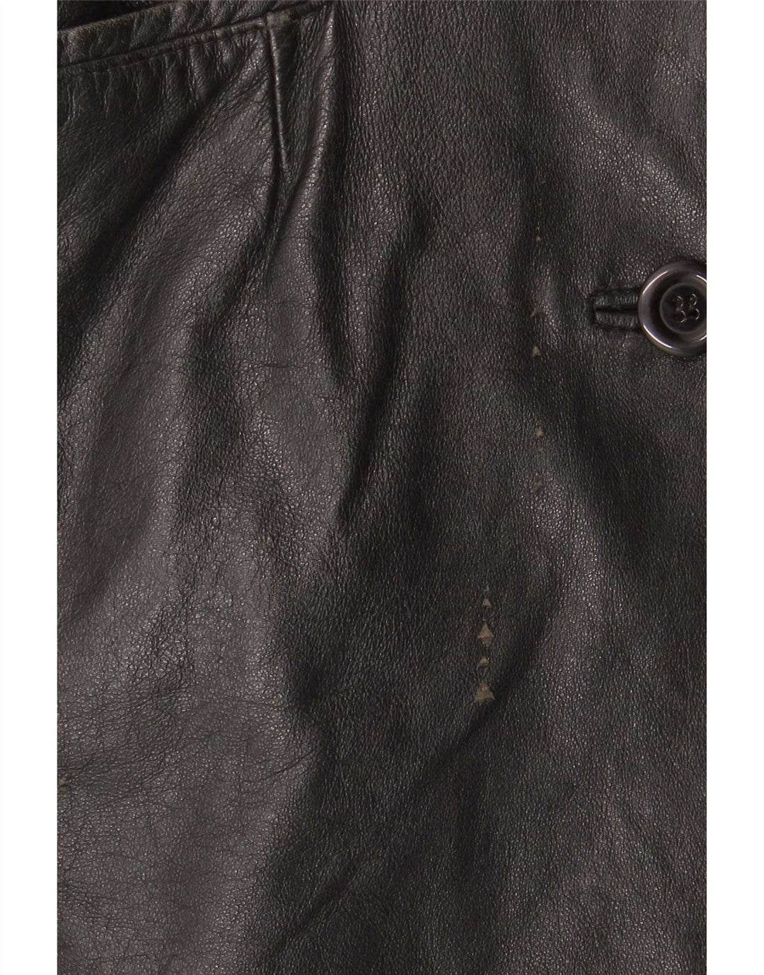 Palton din piele pentru femei Pascucci IT 44 Medium Black