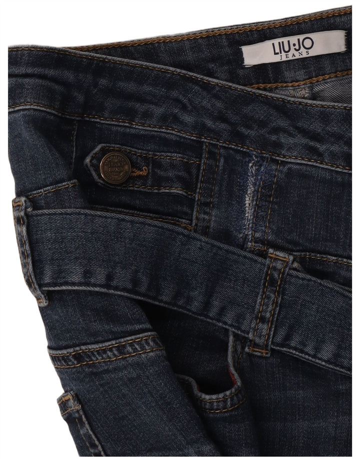 Blugi slim pentru femei Liu Jo W30 L27 Albastru