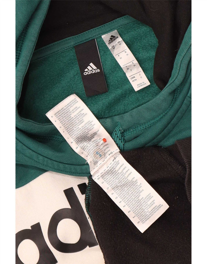 Pulover cu glugă grafic pentru bărbați Adidas, mediu multicolor, bloc de culoare