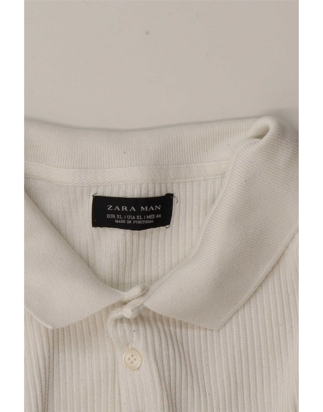 Tricou polo pentru bărbați Zara XL Alb