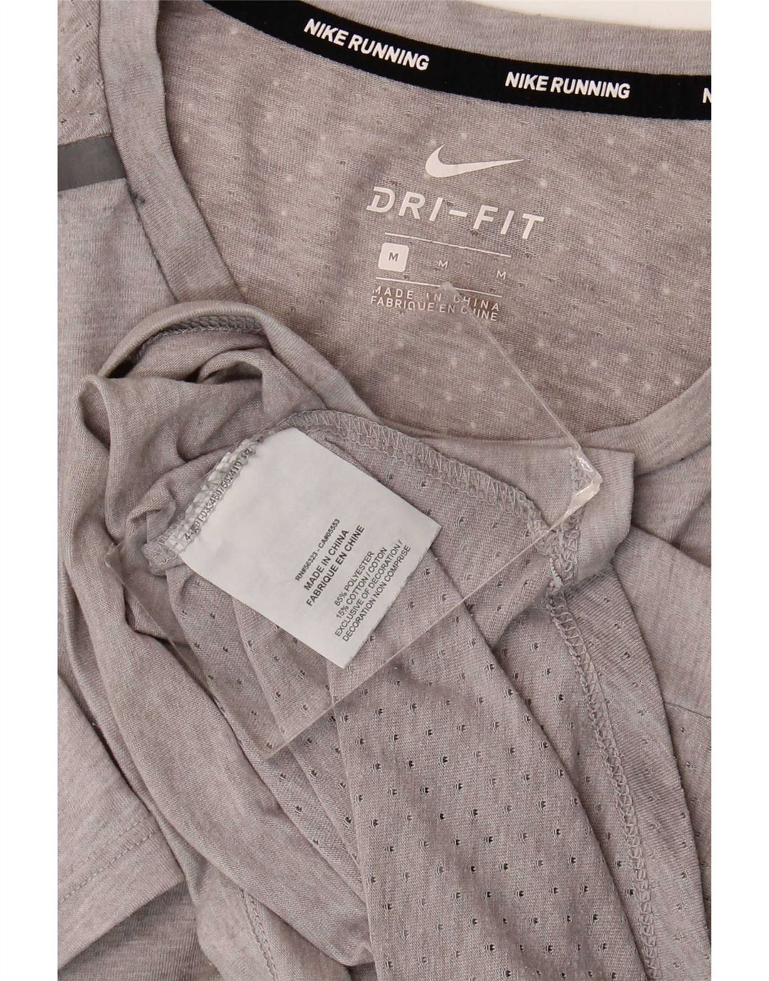 Tricou Nike Dri Fit pentru bărbați Top Medium Gri Poliester