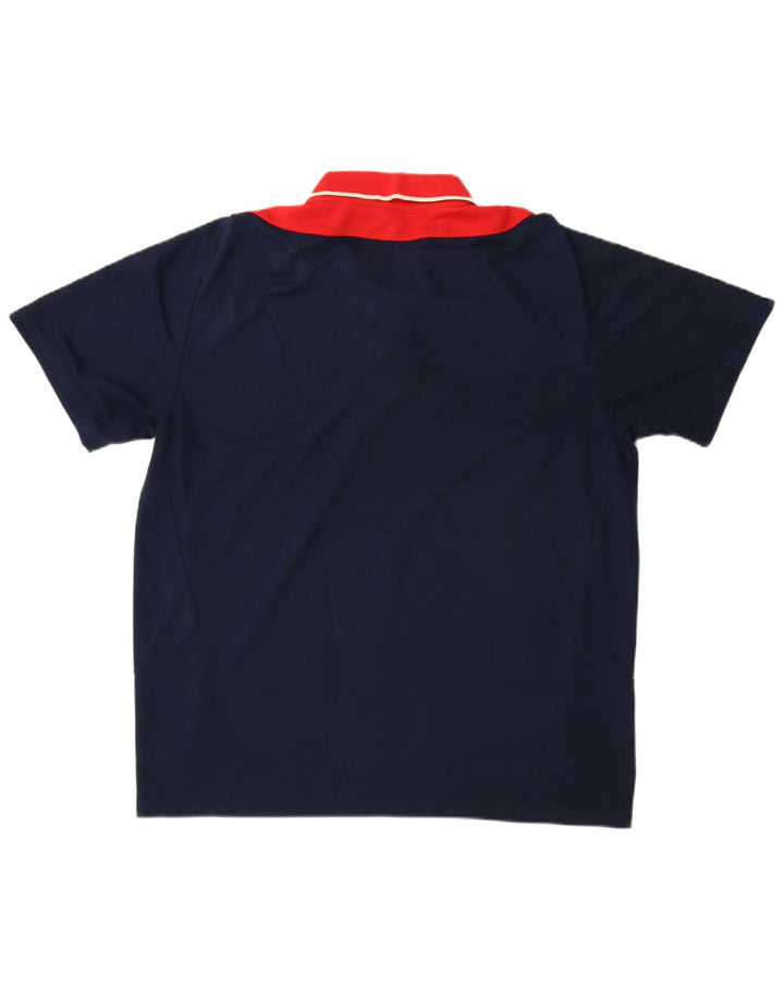 Tricou polo ADIDAS pentru bărbați Marea Britanie 48/50 XL, albastru bleumarin, bumbac color bloc