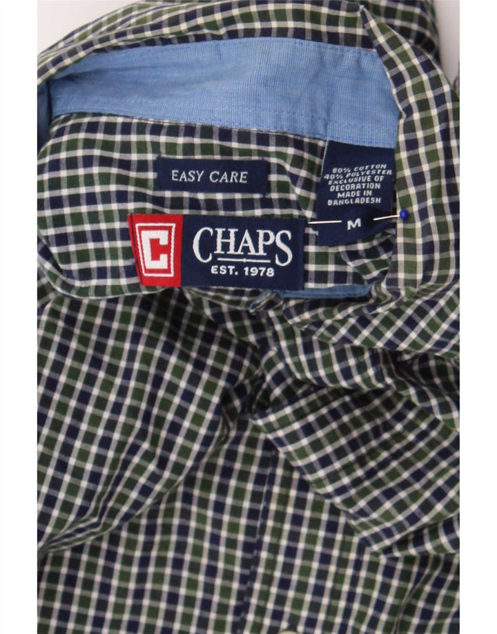 Cămașă pentru bărbați Chaps Classic Fit, bumbac verde mediu Gingham