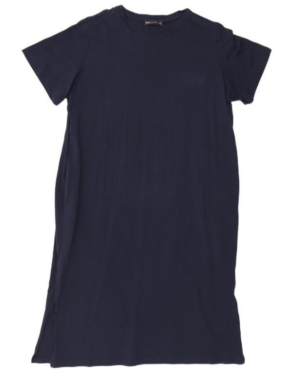 Rochie tricou pentru femei Marks & Spencer UK 18 XL Bumbac bleumarin