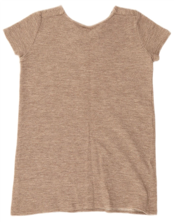 Tricou pentru femei Zara UK 12 Medium Brown Flecked