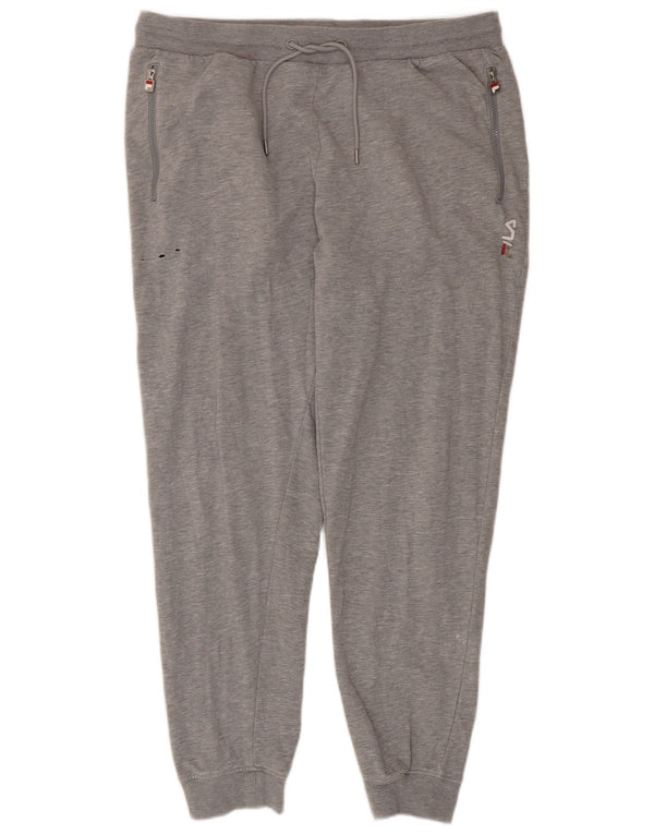Pantaloni de trening Fila pentru bărbați Joggeri 2XL, bumbac cu pete gri