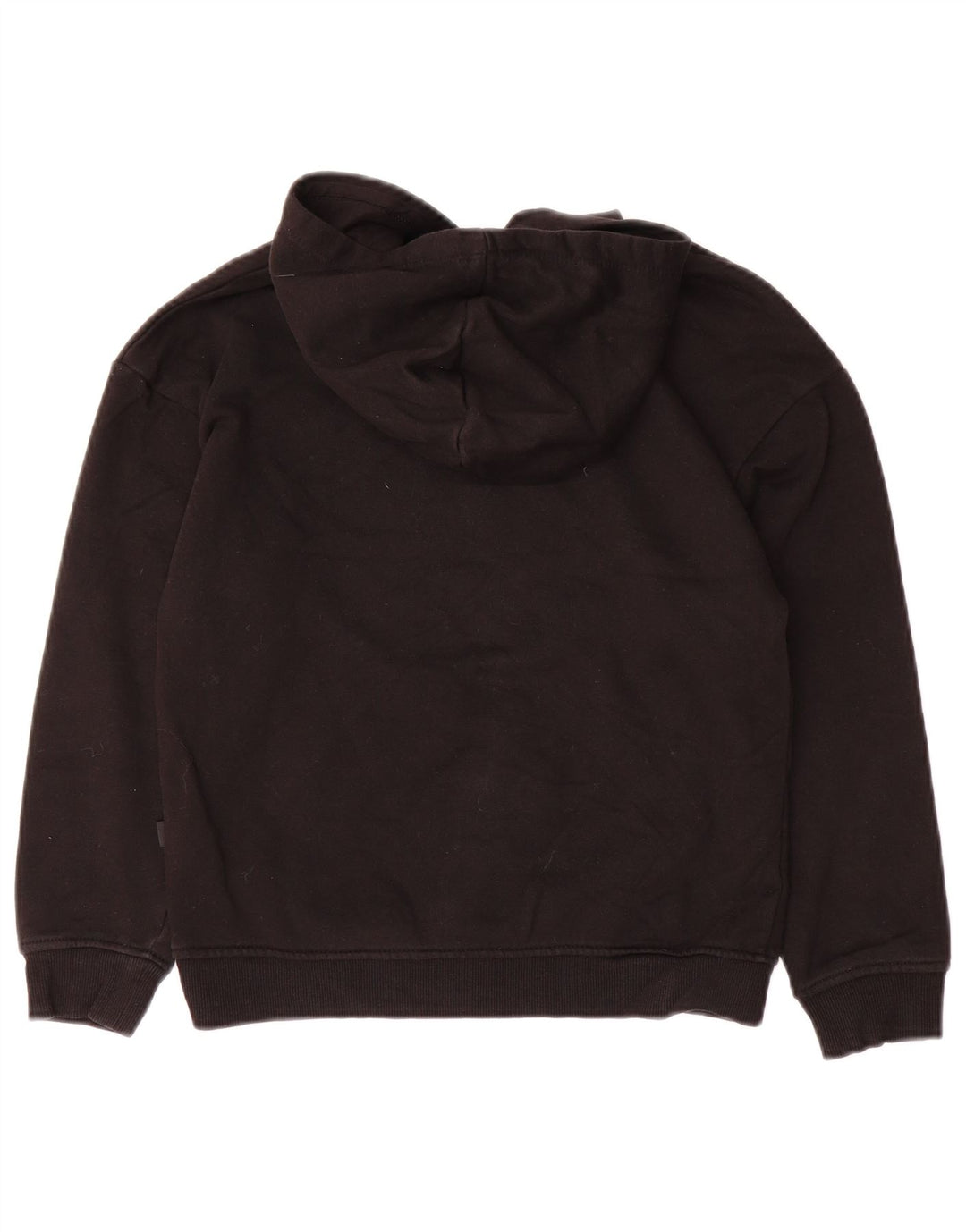 Pulover pentru fete PUMA Graphic Hoodie 11-12 ani, bumbac negru