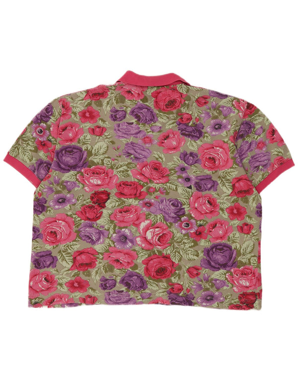 Tricou polo Chambers pentru femei UK 18 XL Multicolor Floral