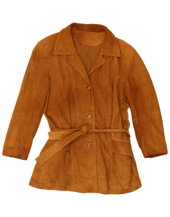 Jacheta de piele intoarsa pentru femei Conbipel IT 42 Medium Beige Piele
