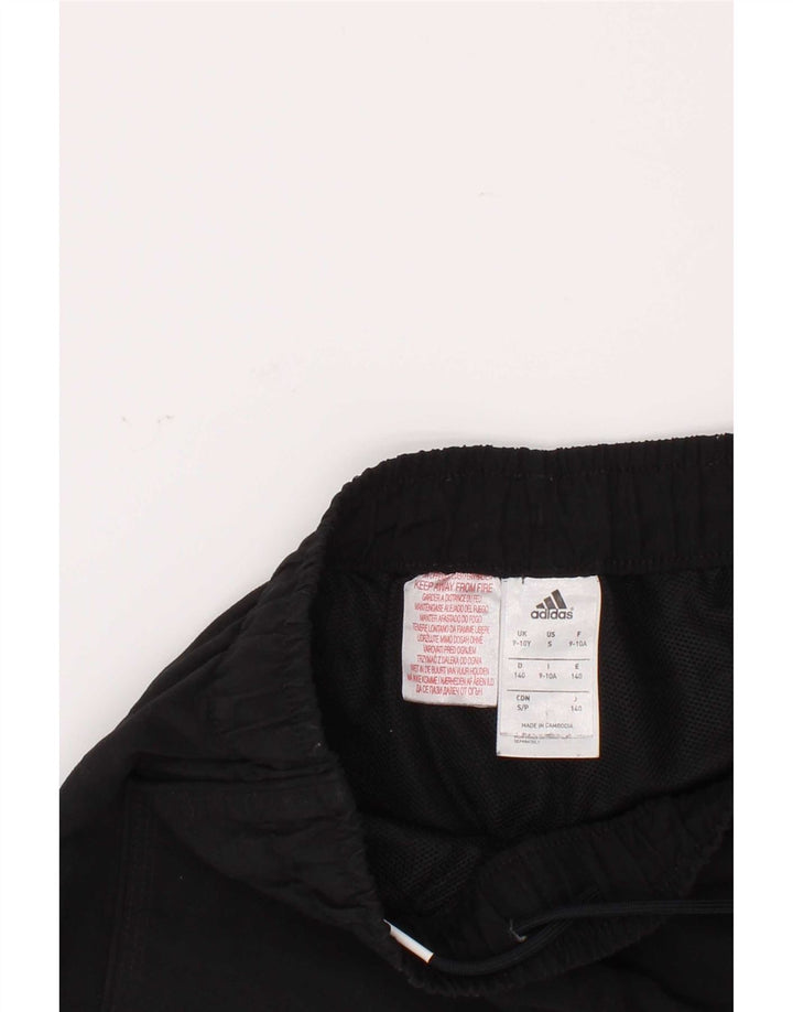 Pantaloni scurți sport pentru băieți Adidas 9-10 ani poliester negru