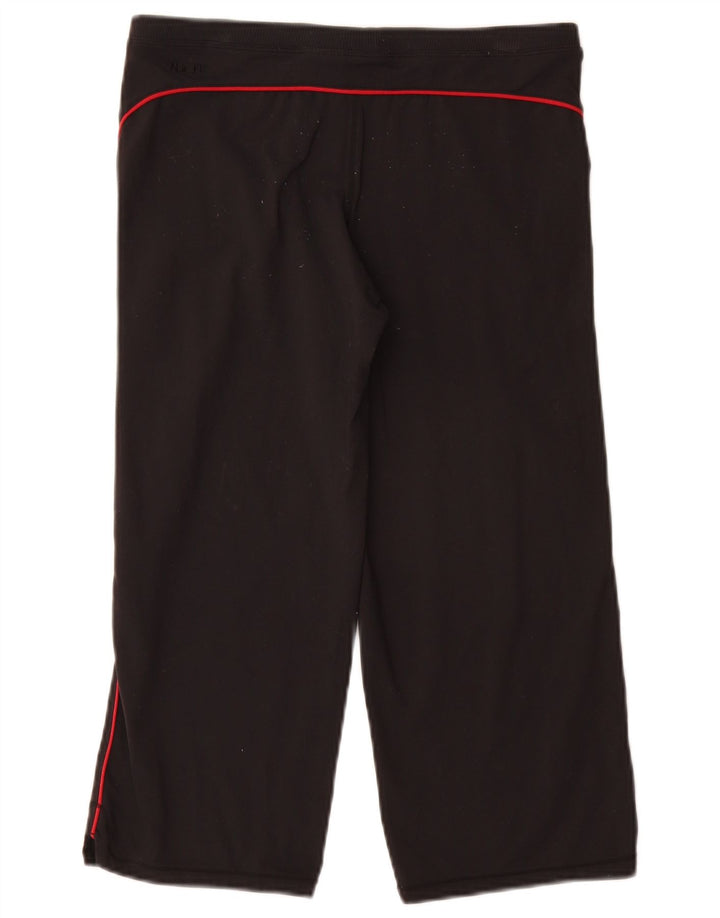 Pantaloni de trening NIKE pentru femei UK 10/12 Nylon mic negru