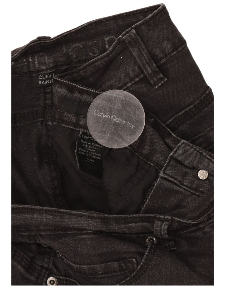 Blugi skinny curvy pentru femei CALVIN KLEIN W34 L30 gri