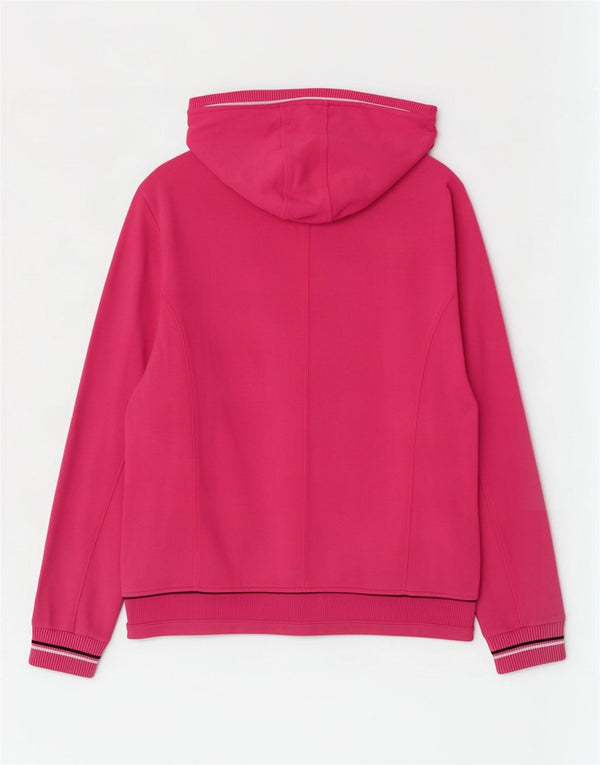 Pulover pentru femei Champion, Easy Fit, cu fermoar, bumbac roz UK 18 XL