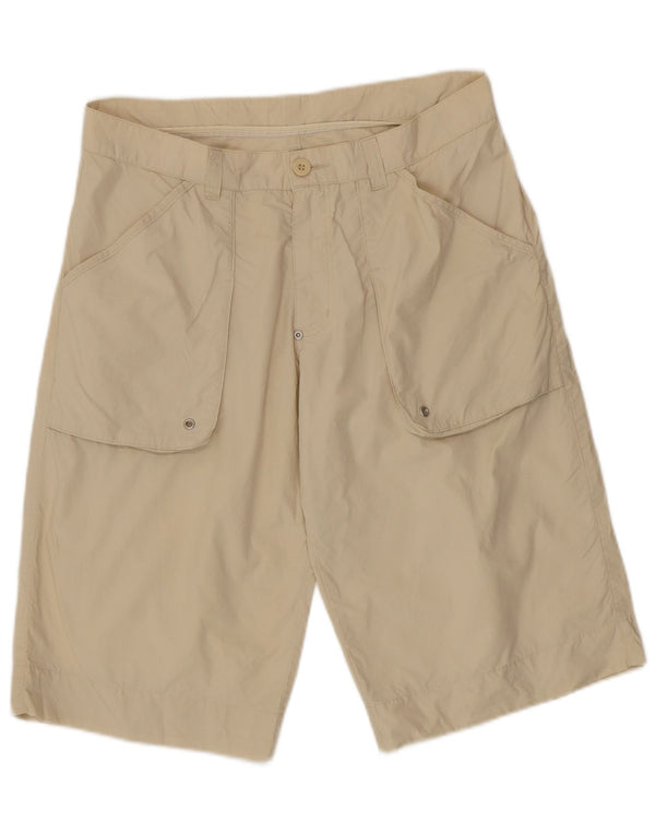 Sergio Tacchini Pantaloni scurți casual pentru bărbați IT 50 Large W34 Beige Bumbac