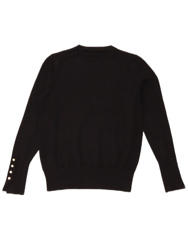 Pulover pentru damă Zara, cu gât turnut, UK 12 Medium Negru