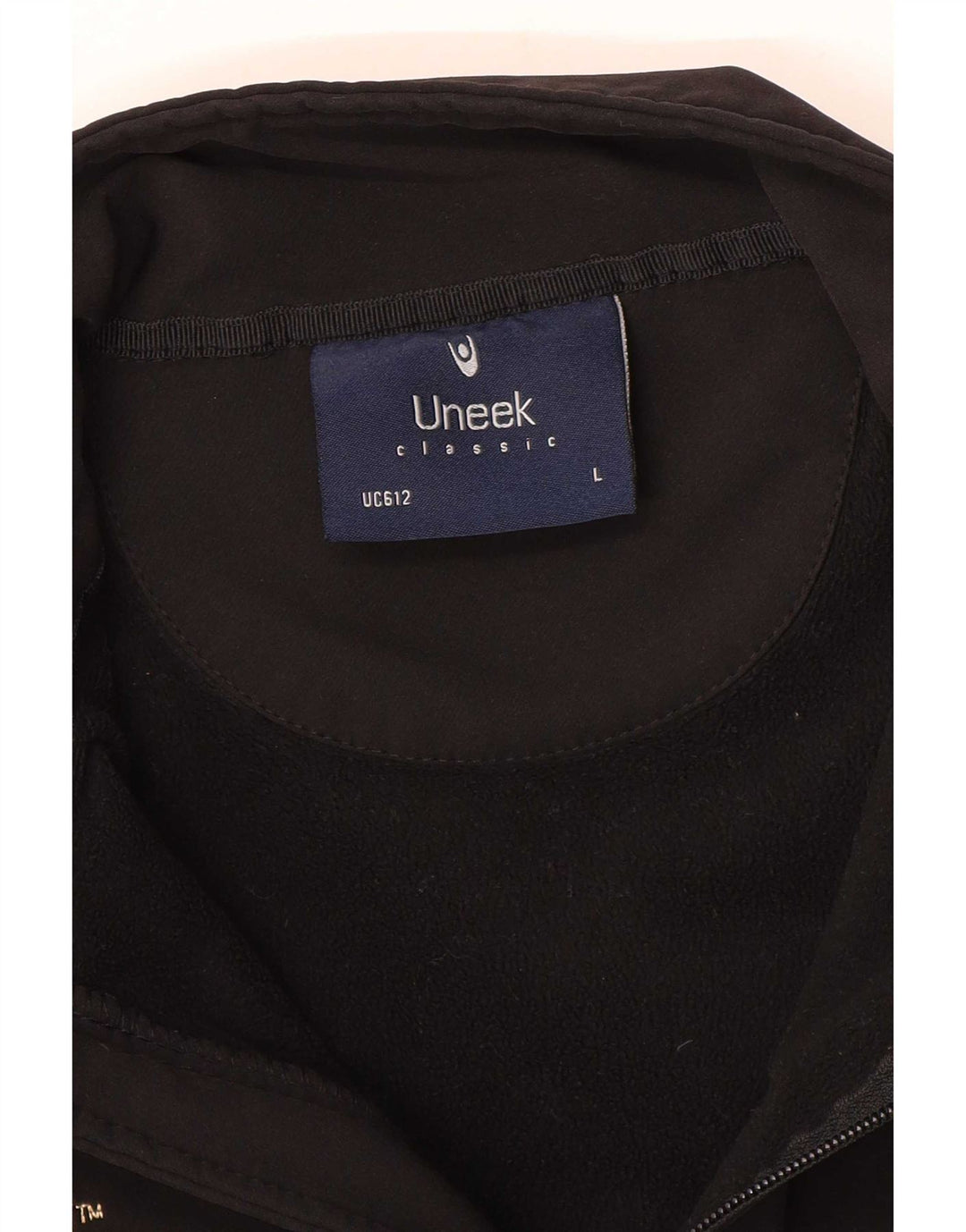 Jachetă de top pentru trening grafic Uneek pentru femei UK 16 Large Black