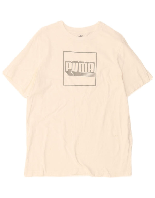 Tricou grafic Puma pentru bărbați Top Large White