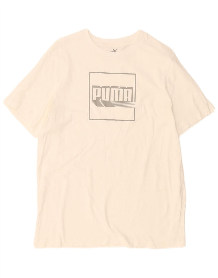 Tricou grafic Puma pentru bărbați Top Large White