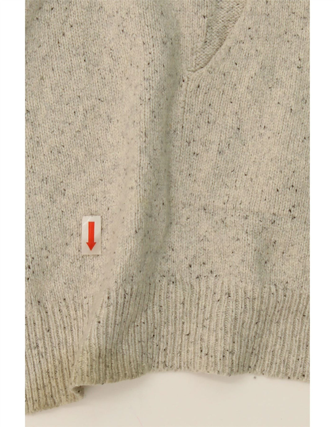 MASSIMO DUTTI Womens Short Sleeve Jumper Sweater UK 10 Small Grey Vintage Massimo Dutti and Second-Hand Massimo Dutti from Messina Hembry 