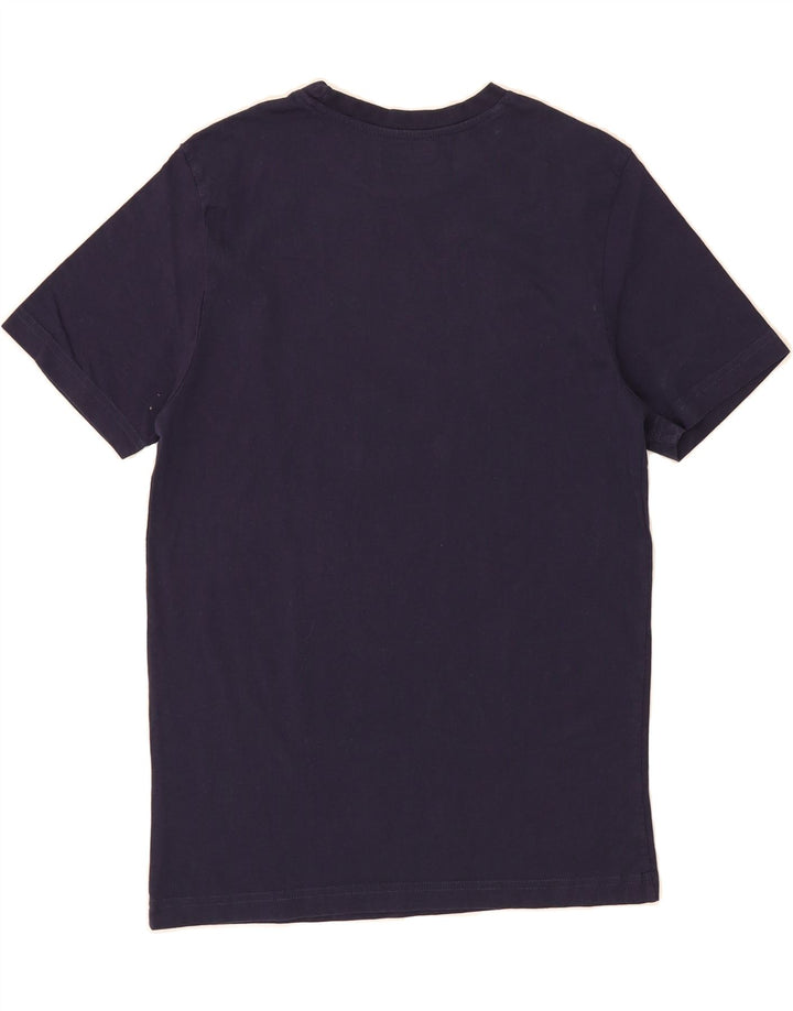KAPPA Womens T-Shirt Top UK 12 Medium Navy Blue Cotton Vintage Kappa and Second-Hand Kappa from Messina Hembry 