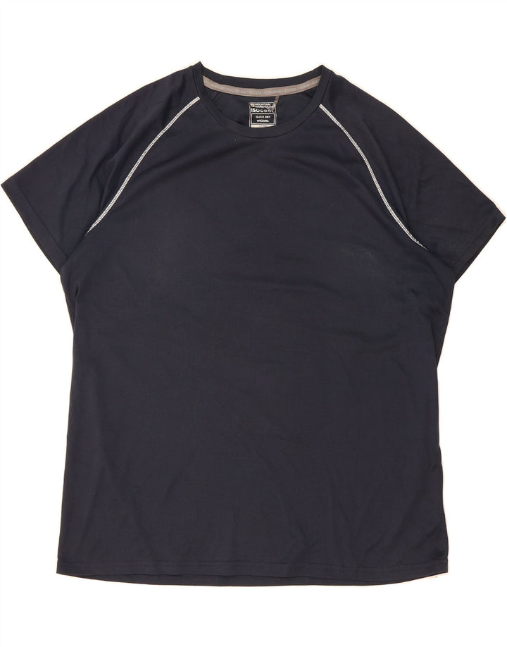 MOUNTAIN WAREHOUSE Mens T-Shirt Top 2XL Navy Blue Polyester Vintage Mountain Warehouse and Second-Hand Mountain Warehouse from Messina Hembry 