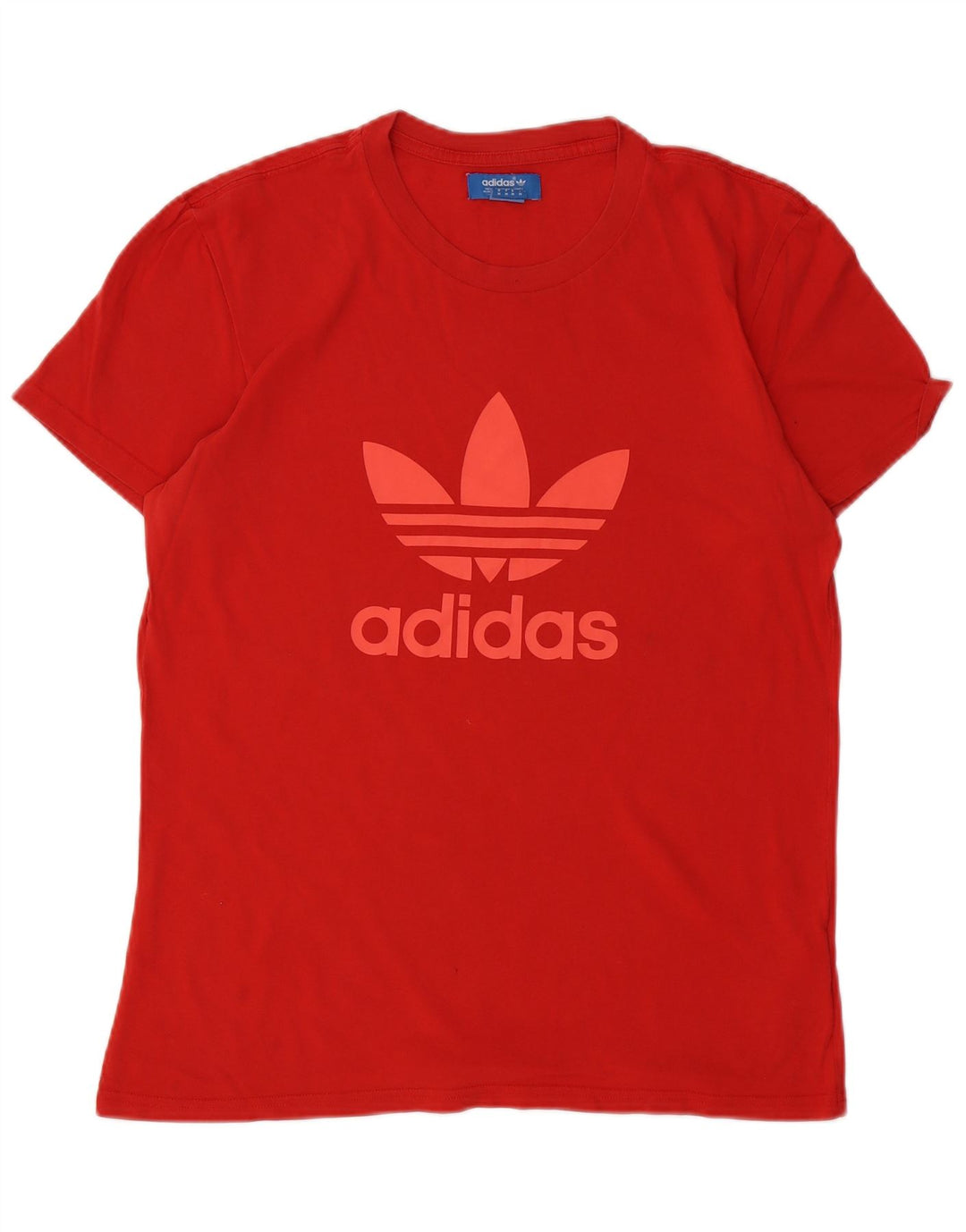 Tricou grafic ADIDAS pentru bărbați Top din bumbac roșu mediu