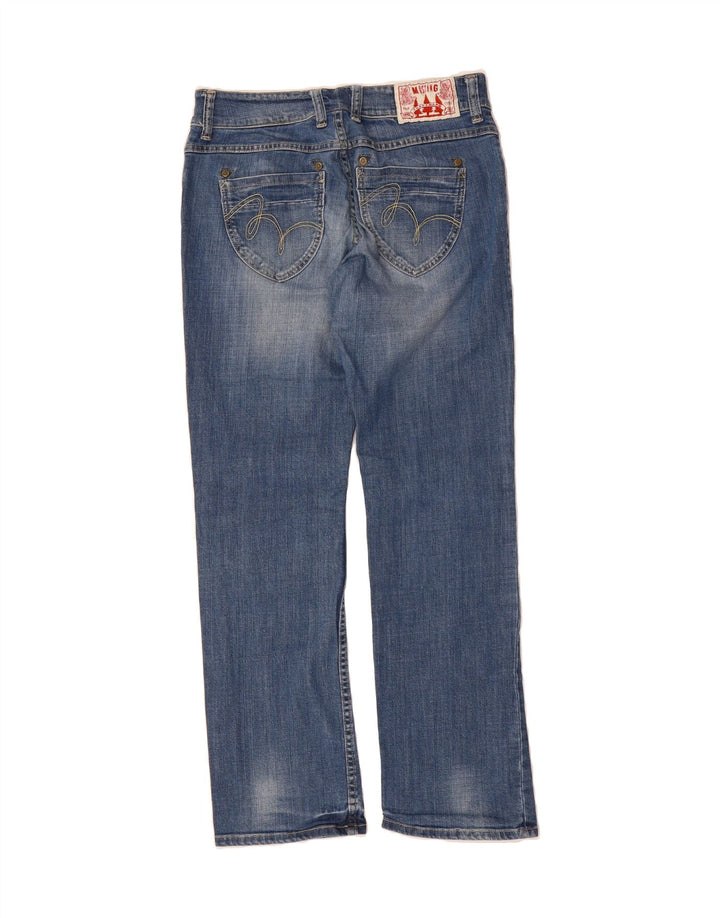 MUSTANG Womens Straight Jeans W32 L32 Blue Cotton Vintage Mustang and Second-Hand Mustang from Messina Hembry 