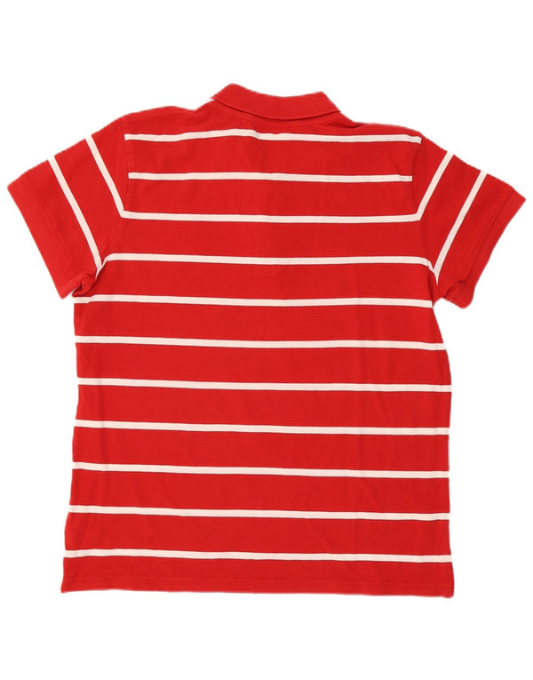 Tricou polo pentru bărbați Adidas XL, bumbac cu dungi roșii