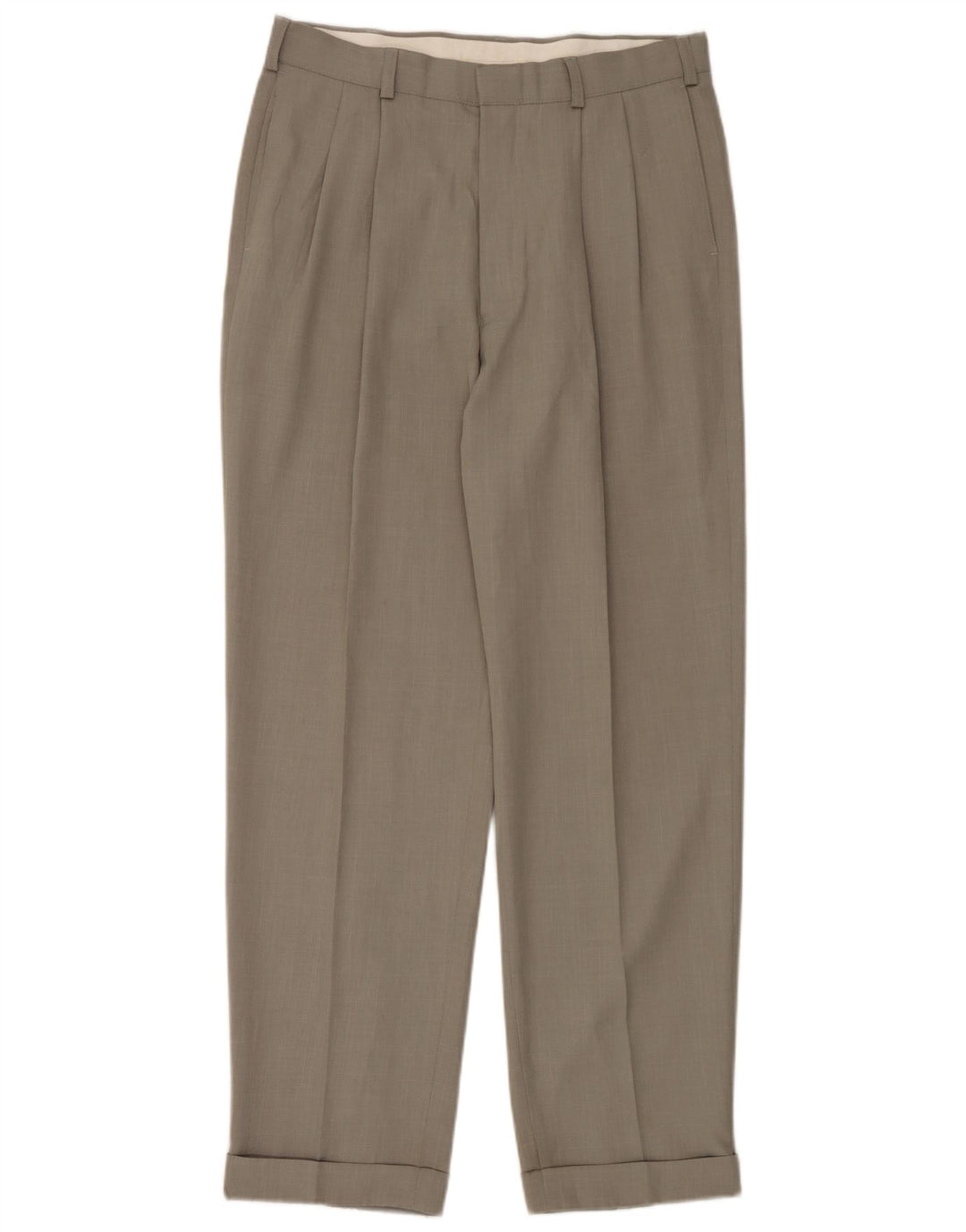 Pantaloni casual pentru bărbați Marks & Spencer L34 L33 Poliester verde
