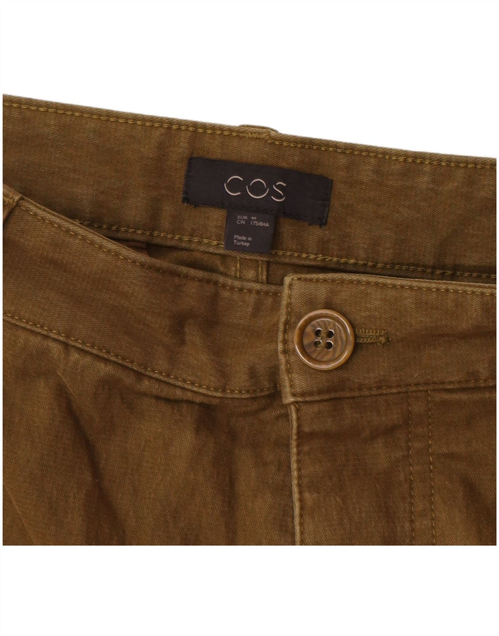COS Pantaloni chino conici pentru femei EU 44 XL W38 L30 Kaki Bumbac