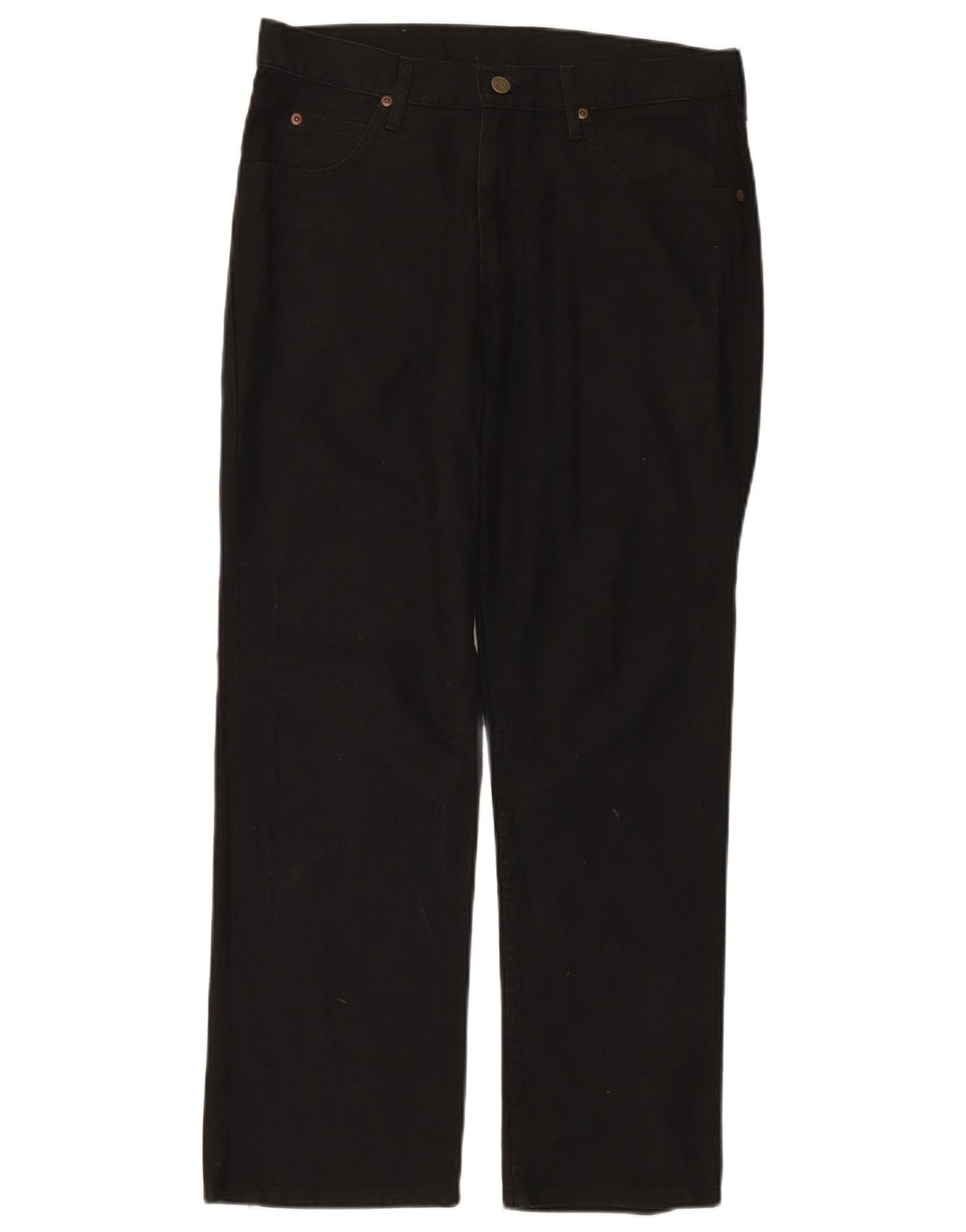 Blugi drepti pentru bărbați Lee W33 L28 bumbac negru