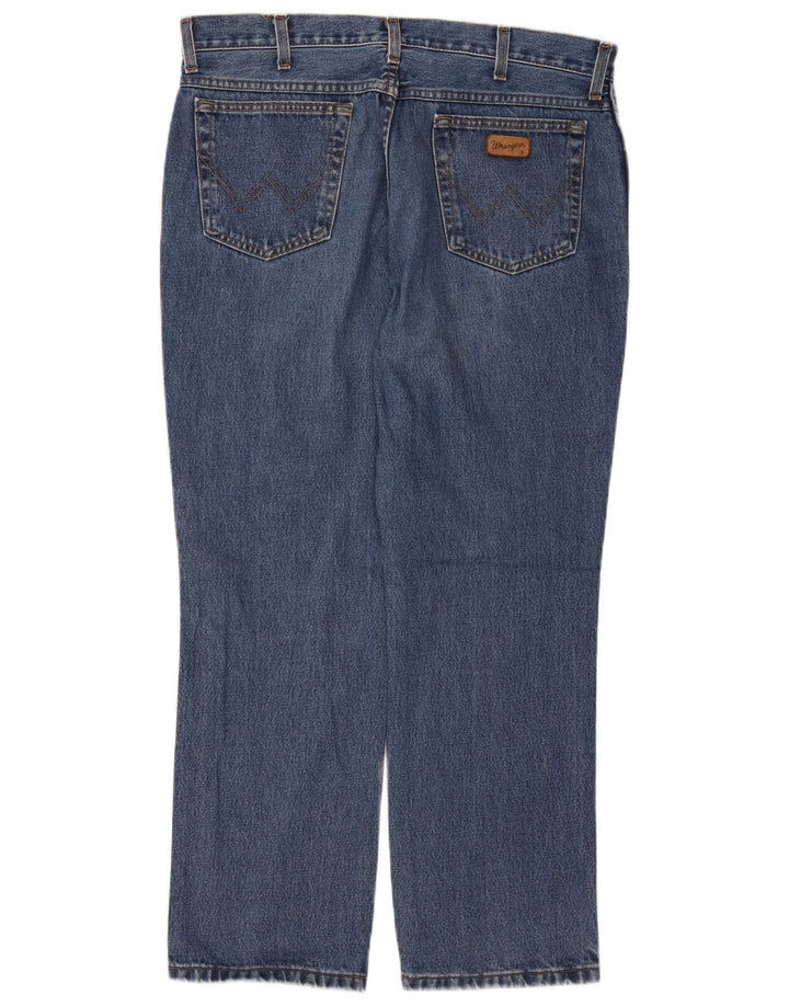 Blugi drepti pentru bărbați WRANGLER W36 L30 albastru