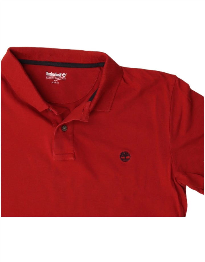 Tricou polo TIMBERLAND pentru bărbați, roșu mediu, bumbac