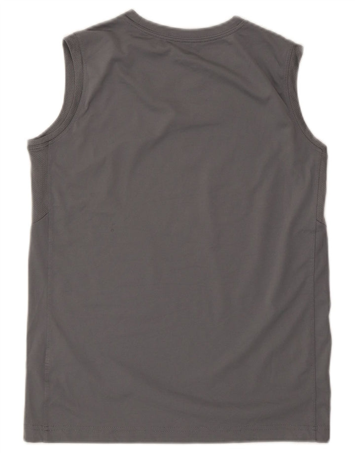 Vesta cu grafică Nike Dri Fit pentru băieți Top 12-13 ani, mare, gri, poliester