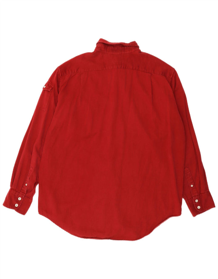 Cămașă Dockers pentru bărbați XL bumbac roșu