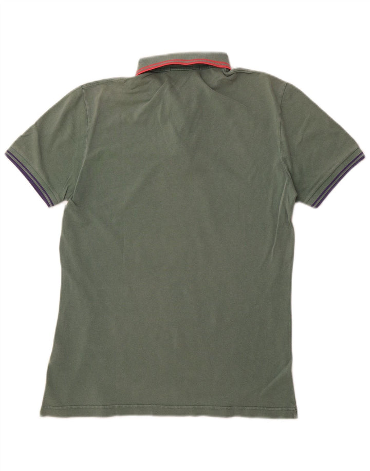 FRED PERRY Cămașă Polo Slim Fit pentru bărbați din bumbac verde mic