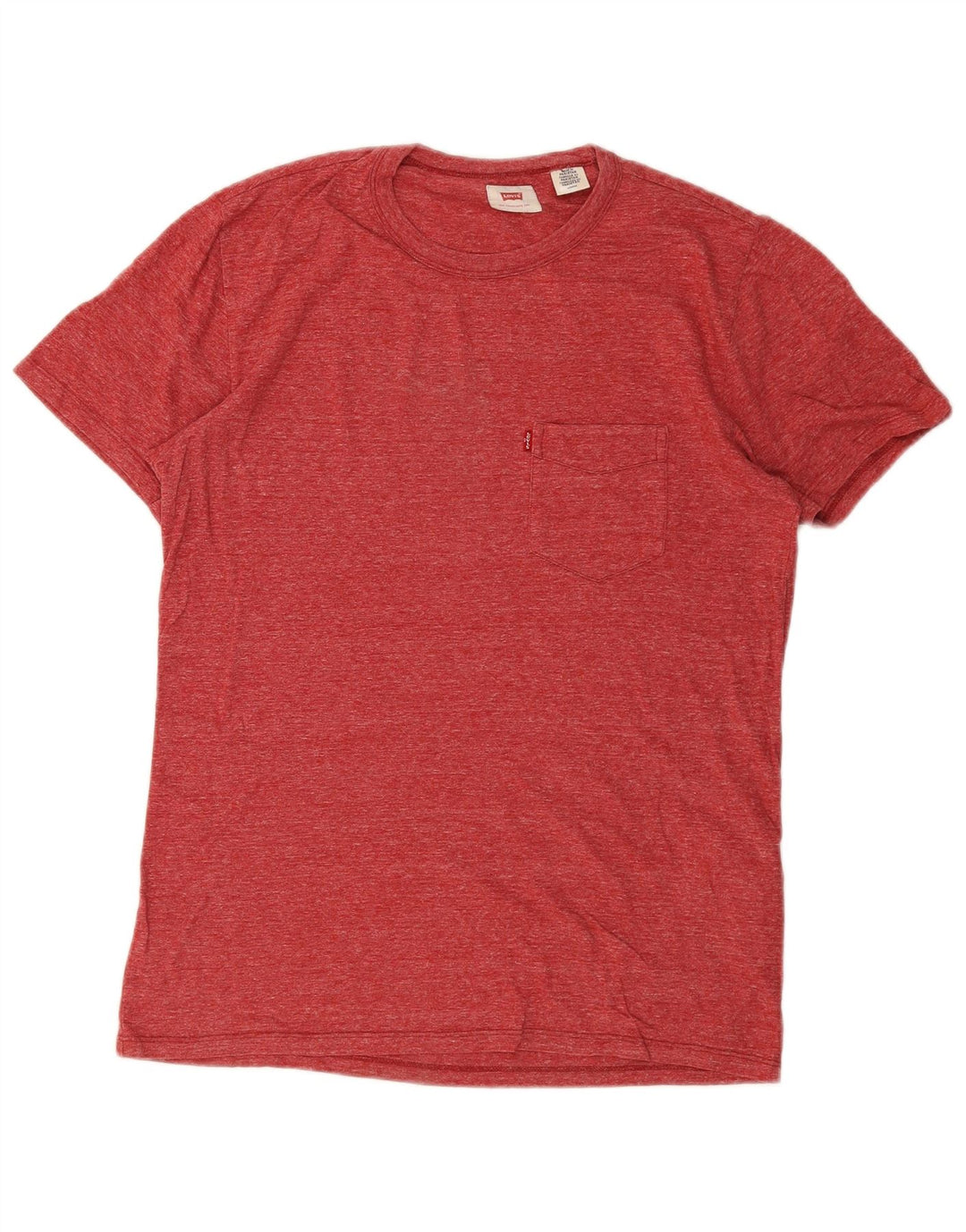 Tricou pentru bărbați LEVI'S Top mic din bumbac roșu cu pete
