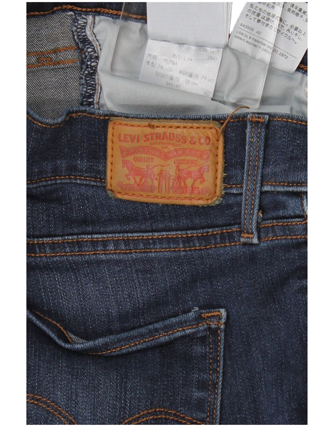 Blugi Levi's 315 Shaping Bootcut W31 L34 Bumbac bleumarin