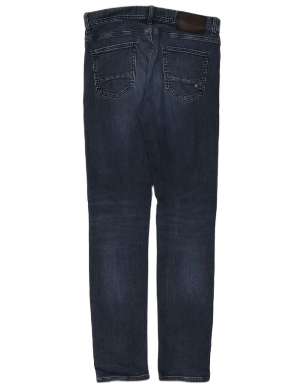TOMMY HILFIGER Blugi Bleecker Slim pentru bărbați W30 L32 Bumbac albastru