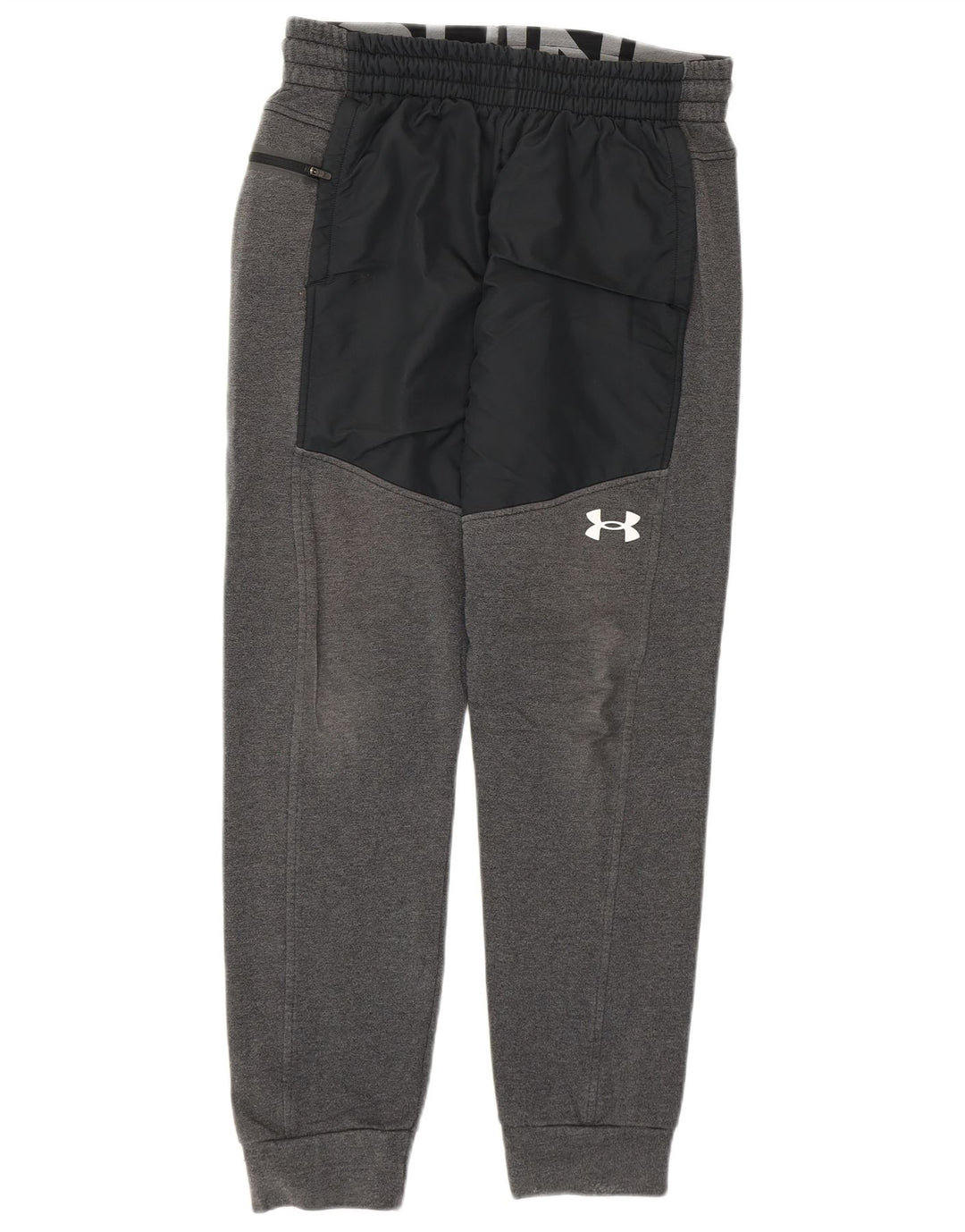 Pantaloni de trening pentru bărbați Under Armour Pantaloni de jogging, gri mediu, bumbac color bloc