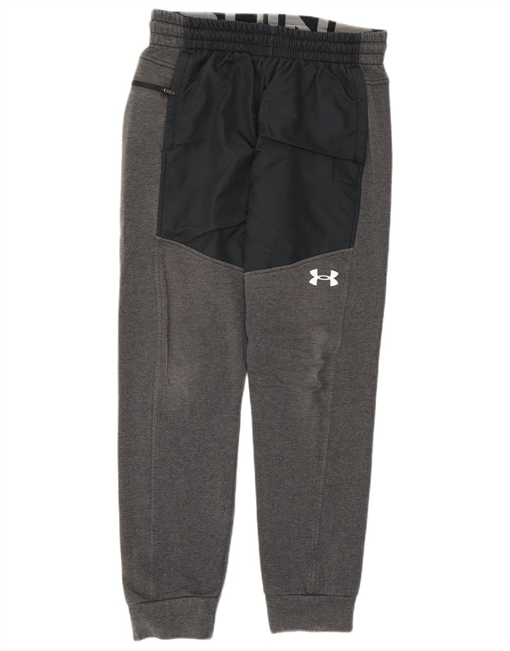 Pantaloni de trening pentru bărbați Under Armour Pantaloni de jogging, gri mediu, bumbac color bloc