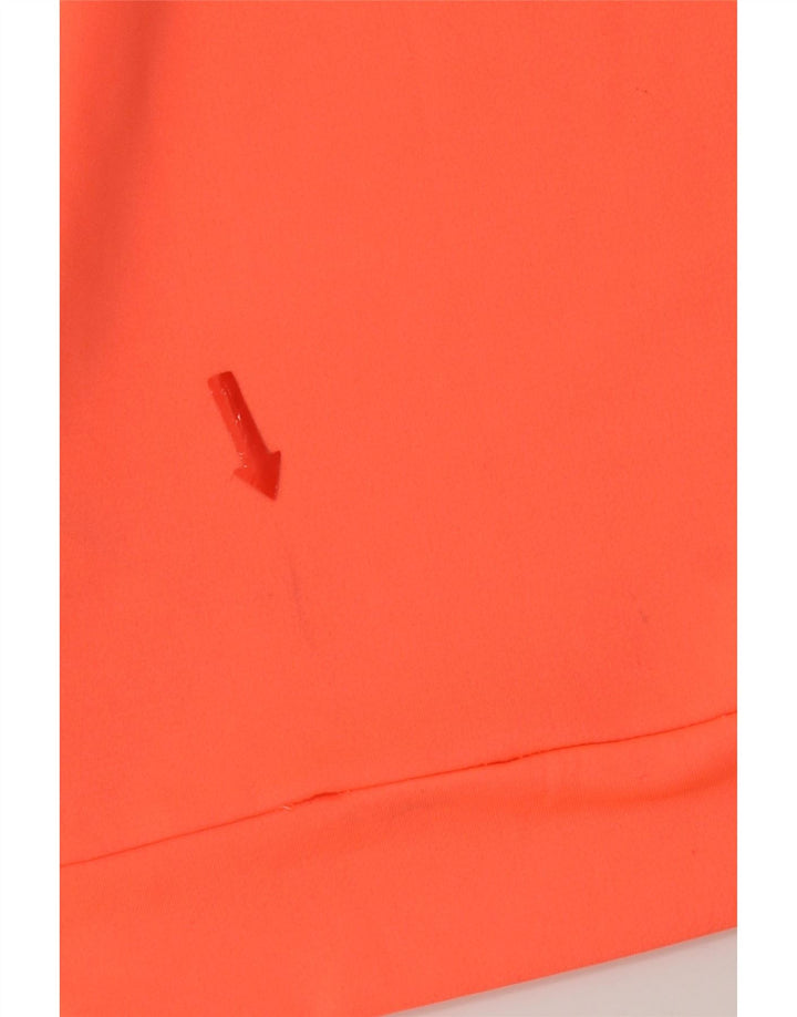 Top de trening Nike Dri Fit Graphic Pulover pentru femei UK 10 Small Orange