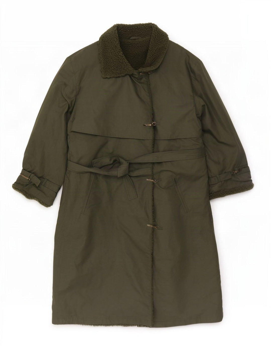 Trench pentru femei Sherpa Vintage UK 12 Medium Khaki