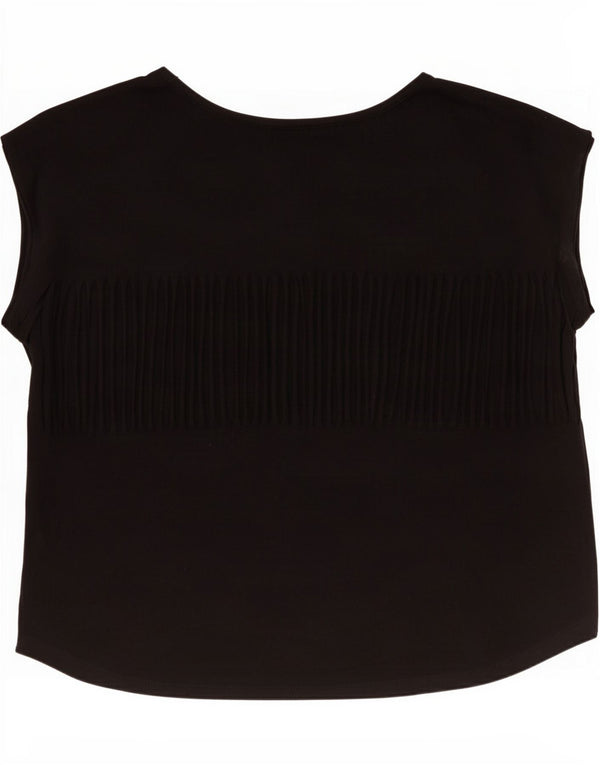 Guess Tricou grafic supradimensionat Top UK 10 Small Black Animal Print